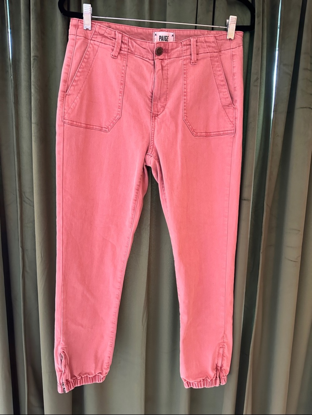 PAIGE Cropped Stretch Denim